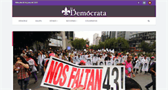 Desktop Screenshot of eldemocrata.com